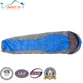 Blue Polyeaster Fabric Poratable Randonnée Outdoor Sleeping Bag